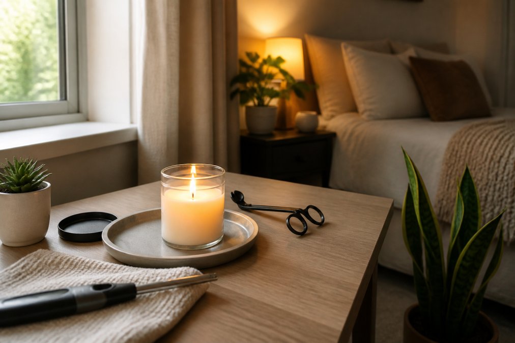 How to Safely Burn Candles in Small Rooms