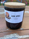 10oz Frosted Black Jar Candle, Scented