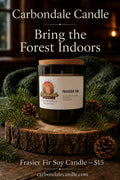 10oz Frosted Black Jar Candle, Scented