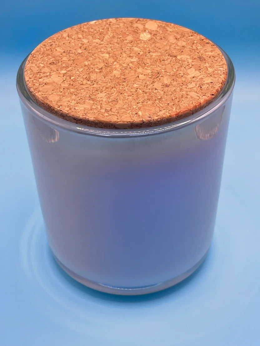 10oz Frosted Jar Candle, Scented